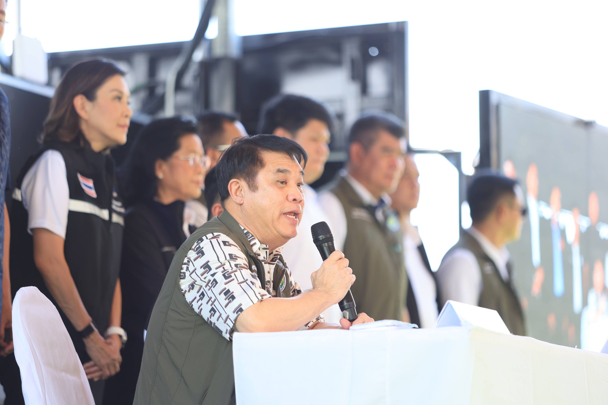 title - ส.ป.ก. ร่วมติดตาม รัฐมนตรีว่าการกระทรวงเกษตรและสหกรณ์ และคณะ ลงพื้นที่ติดตามสถานการณ์ การบริหารจัดการน้ำ จังหวัดอุดรธานี